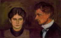 Munch, Edvard - Portrait of Aase and Harald Norregaard